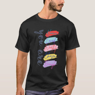 Sie sind bekannt, würdig ausgewählt Minimalistisch T-Shirt