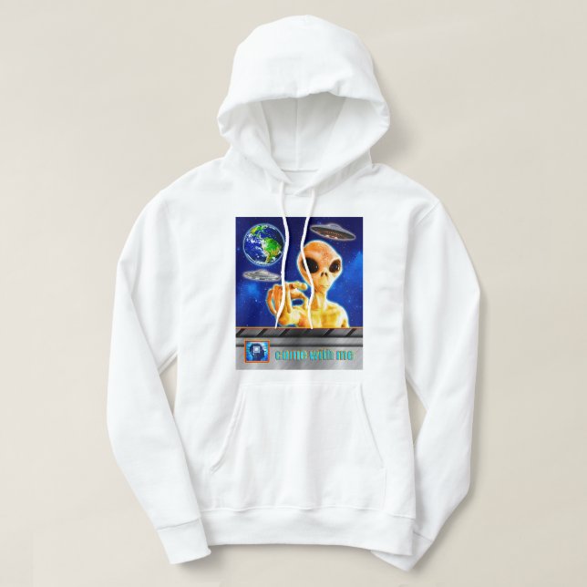 SIE SIND BEREITS HIER - KOMMEN MIT MIR Design-Koll Hoodie (Design vorne)