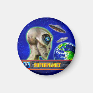 SIE SIND BEREITS HIER - SUPERPLANET Design sammeln Magnet