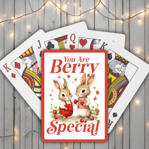 Sie sind Berry Special Niedlich Bunnies Spielkarten