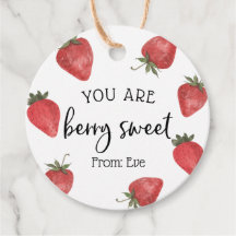 Sie sind Berry Sweet Valentine Gefallen Tags