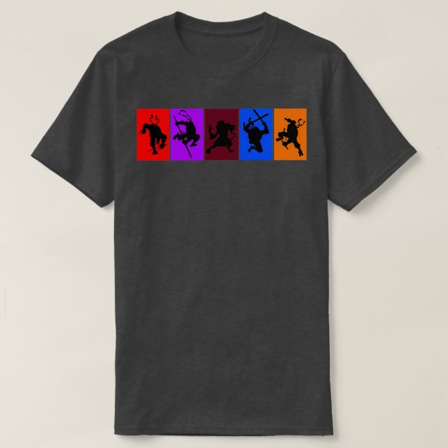 Sie sind das furchtbarste Kampfteam der Welt T-Shirt (Design vorne)