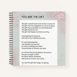 Sie sind das Geschenk - Selbst-Liebe Inspiration G Notizbuch