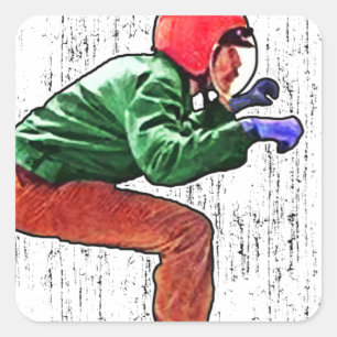 Sie sind das, was Sie fahren - Motorradstatus Quadratischer Aufkleber