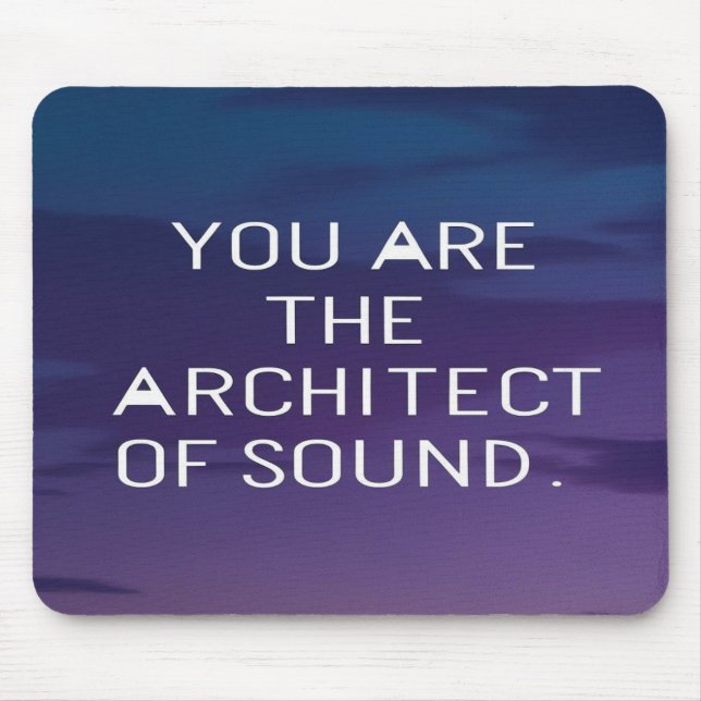 Sie sind der Architekt von Sound Mousepad (Vorne)