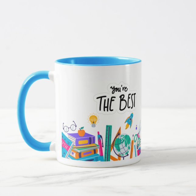 Sie sind der beste Schulleiter - Bunt Tasse (Links)