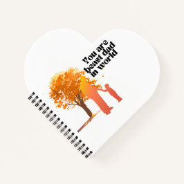 Sie sind der beste Vater der Welt - Herzlicher Typ Notizbuch