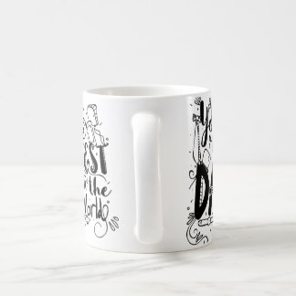 Sie sind der beste Vater in der Welt Typografie-Ta Kaffeetasse
