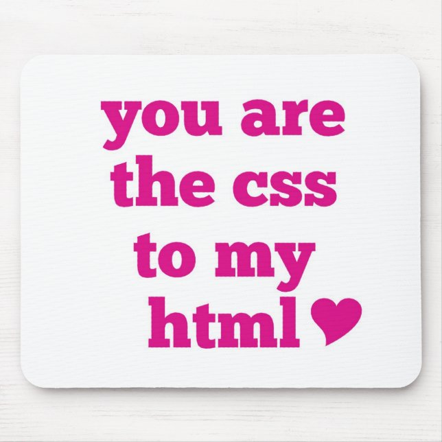 Sie sind der CSS zu meinem HTML Mousepad (Vorne)