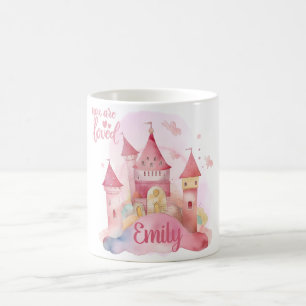 Sie sind der Lieblingspalast auf der rosa Cloud Kaffeetasse