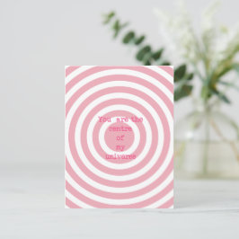 Sie sind der Mittelpunkt meines Universums - Roman Postkarte