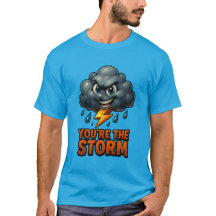 Sie sind der Sturm - Glossy 3D Storm Cloud Design