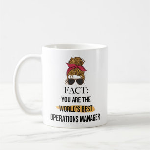 Sie sind der weltbeste Operations Manager Kaffeetasse