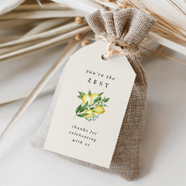Sie sind der Zest Lemon Brautparty Favor Tag Geschenkanhänger