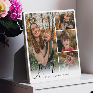 Sie sind die beste Mama für moderne Fotocollage Fotoplatte