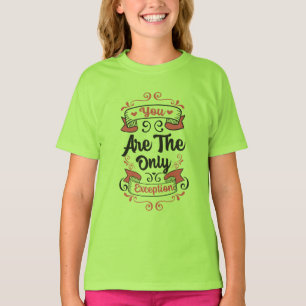 Sie sind die einzige Ausnahme, Paramore-Texte-Zita T-Shirt