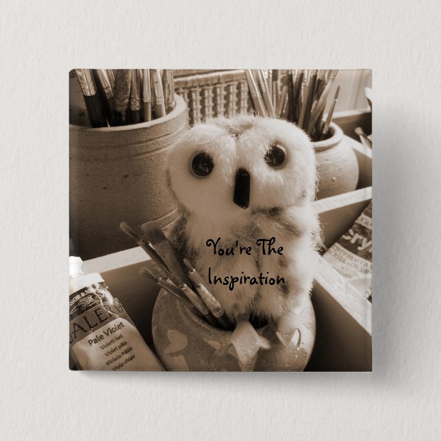 Sie sind die Inspiration Button (Vorderseite)