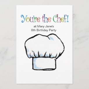 Sie sind die Kochseinladung Einladung