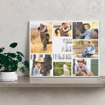 Sie sind die One 7 Foto Collage Gray Marmor Leinwanddruck<br><div class="desc">Chic umhüllte Leinwand, die Sie mit 7 Ihrer Lieblings-Fotos personalisieren können. Die Vorlage ist für Sie bereit, um Ihre Fotos hinzuzufügen, und arbeitet im Uhrzeigersinn von oben verlassen. Ihre Fotos sind Set gegen einen stylischen, grauen und weißen Marmor, der an den Seiten des Rahmens sichtbar ist. Der Wortlaut lautet "Sie...</div>