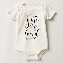 Sie sind die Personalisierte moderne Kalligrafie Baby T-shirt