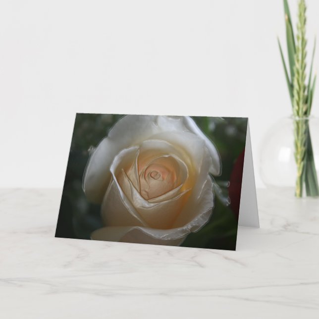 SIE SIND DIE ROSE MEINES LEBENS KARTE (Vorderseite)
