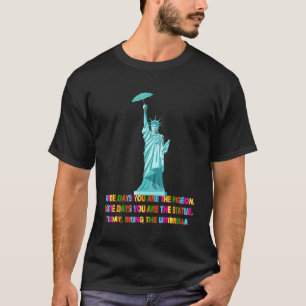 Sie sind die Statue bringen Umbrella Sarcastic T-Shirt