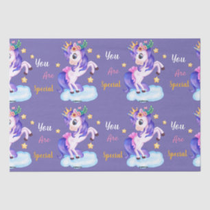 Sie sind ein besonderes Einhorn Seidenpapier