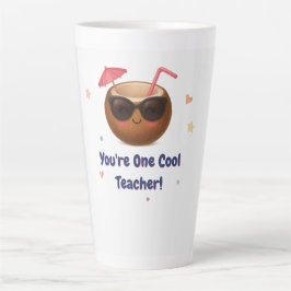 Sie sind ein Cooler Lehrer - Niedliche Coconut Lat Milchtasse
