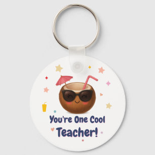 Sie sind ein Cooler Lehrer - Niedlicher Coconut-Ab Schlüsselanhänger