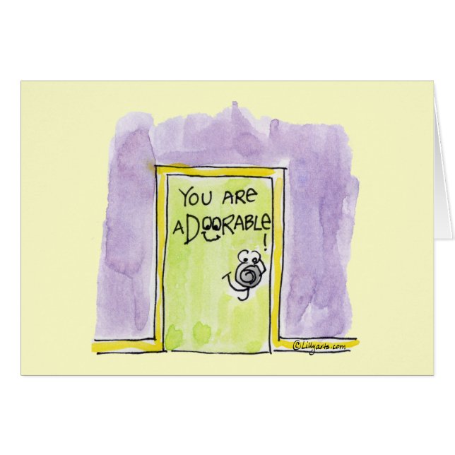 Sie sind ein DOORable-Cartoon (Vorderseite (Horizontal))