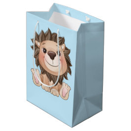 Sie sind ein großer Niedlicher Lion Baby Boy Mittlere Geschenktüte