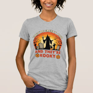 Sie sind ein gruseliger Halloween-Hexen-Friedhofs- T-Shirt