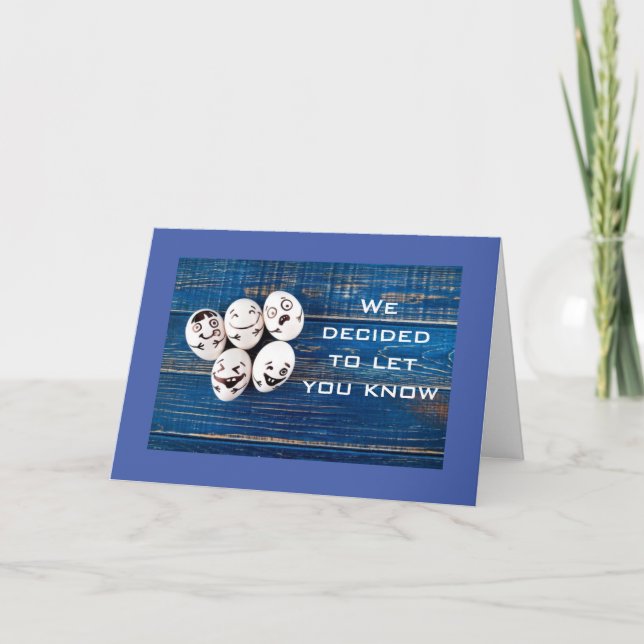 SIE SIND EIN "GUTES EI" UND WERDEN VON UNS ALLEN V KARTE (Vorderseite)