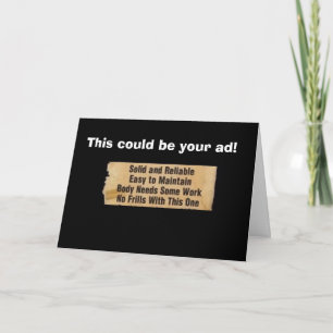 "SIE" SIND EIN "KLASSISCHER" GLÜCKLICHER 50. GEBUR KARTE