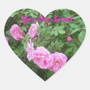 Sie sind ein Lieblingsticker für die Rose Herz-Aufkleber