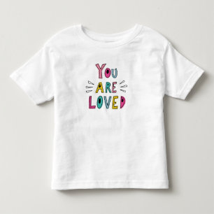 Sie sind ein Motivierend rosa Zitat Kleinkind T-shirt