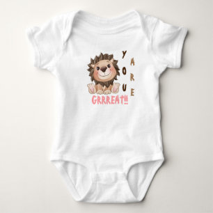Sie sind ein Niedliches Lion Baby Strampler
