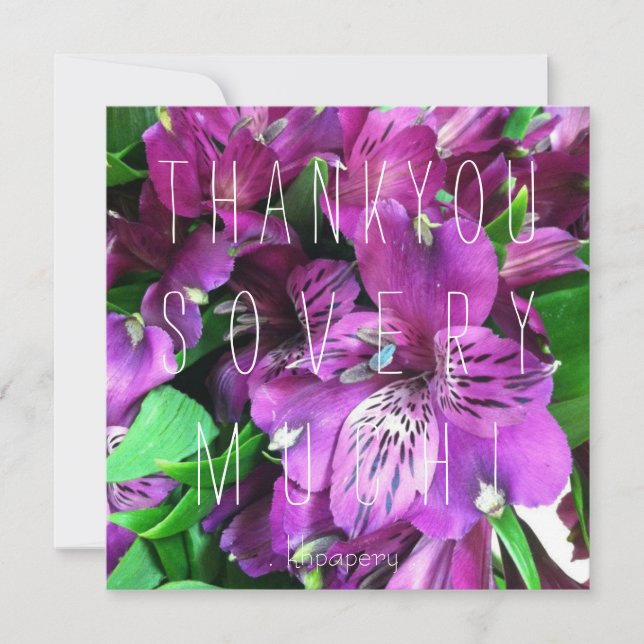 Sie sind ein Pfirsich! Danke zu kardieren (Vorderseite)