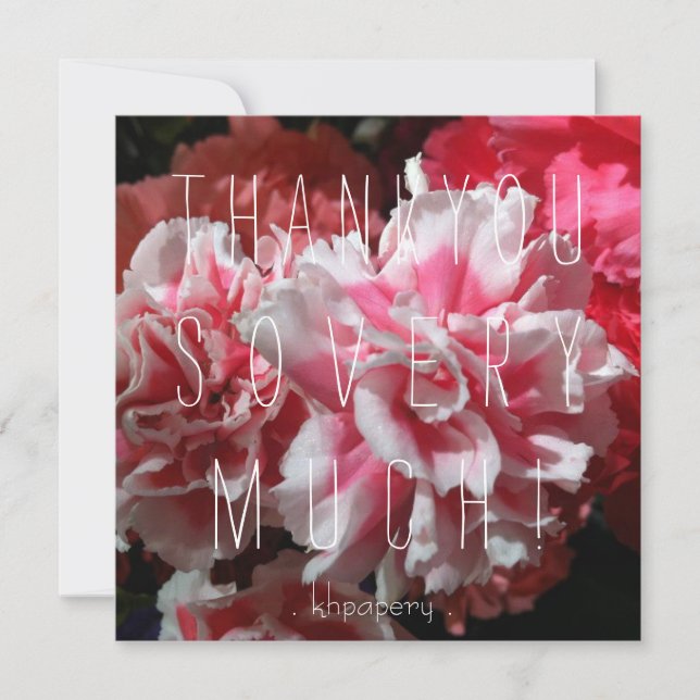 Sie sind ein Pfirsich! Danke zu kardieren (Vorderseite)