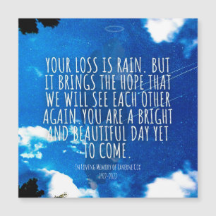 Sie sind ein schöner und schöner Tag Magnetkarte