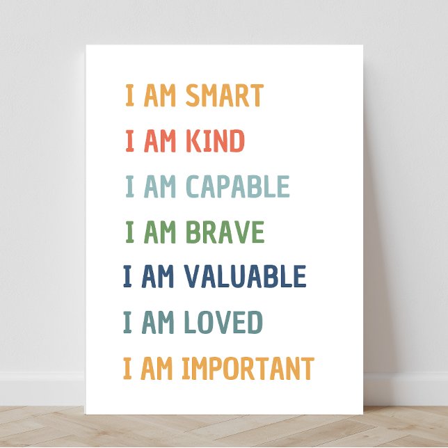 Sie sind ein soziales Klassenzimmer Poster (You Are Affirmations, Social Emotional Classroom, classroom posters, homeschool, educational,)