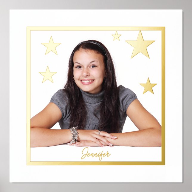 Sie sind ein Star Foil Accent Print Poster (Vorderseite)