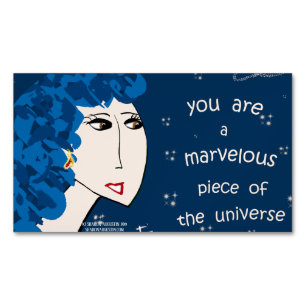 SIE SIND EIN WENIGER TEIL DER UNIVERSE - PKG 25 MAGNETISCHE VISITENKARTE