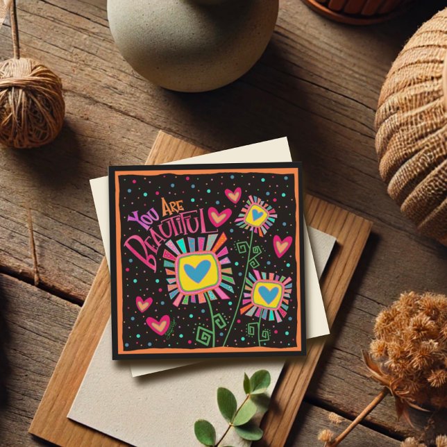 Sie sind ein wunderschöner Fun Floral Thinking Sie (Von Creator hochgeladen)