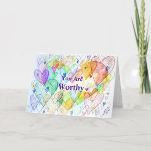 Sie sind eine Art Grußkarte für Rainbow Hearts Dankeskarte