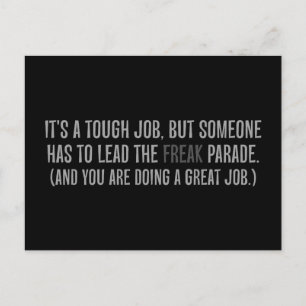 Sie sind eine ausgezeichnete Führungspersönlichkei Postkarte