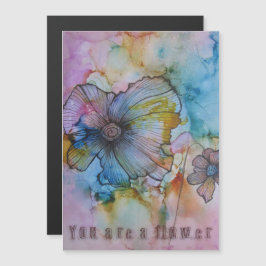 Sie sind eine Blume-Magnetkarte Magneteinladung