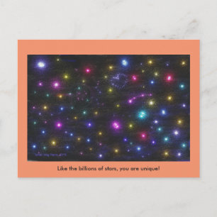 Sie sind eine einmalige Postkarte