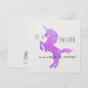 SIE SIND EINE UNICORN 5.25 x 5.25-Karte. Einladung