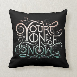 Sie sind einer von uns jetzt farbenfrohe Grafik Kissen